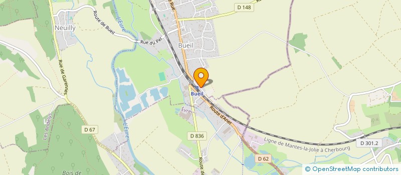 localisation de l'entreprise MONSIEUR JEAN DESPORTES  BUEIL