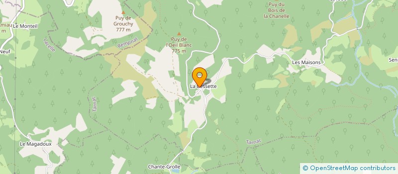 localisation de l'entreprise MONSIEUR JEAN DESPRAT  TARNAC