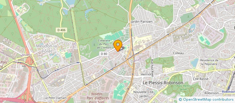 localisation de l'entreprise MONSIEUR JEAN DESROSIERS  CLAMART