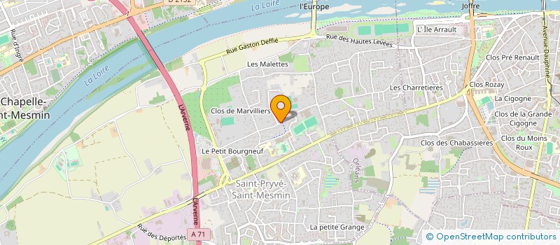 localisation de l'entreprise MONSIEUR JEAN DESRUS à SAINT-PRYVE-SAINT-MESMIN