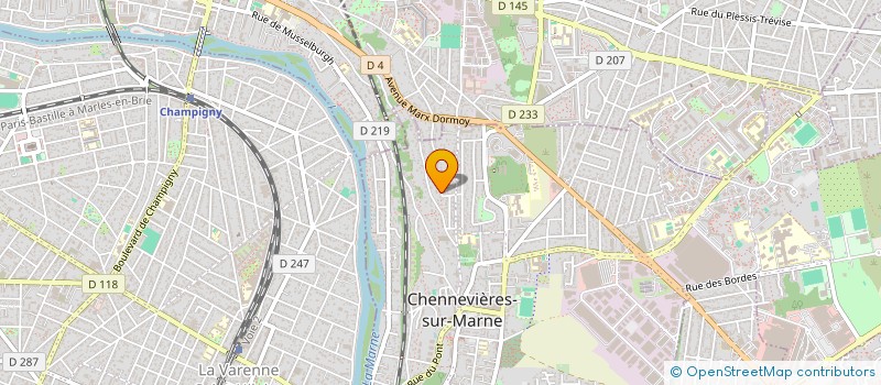 localisation de l'entreprise MONSIEUR JEAN DESSAIN à CHENNEVIERES-SUR-MARNE