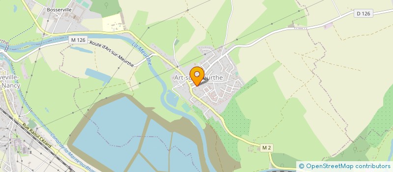 localisation de l'entreprise MONSIEUR JEAN DESSEIN  ART-SUR-MEURTHE