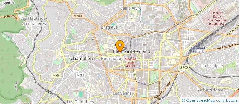 localisation de l'entreprise MONSIEUR JEAN DESSEMOND à CLERMONT-FERRAND