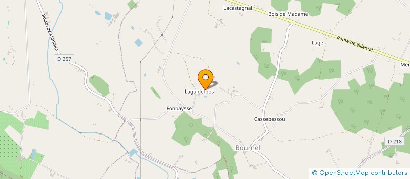 localisation de l'entreprise MONSIEUR JEAN DESTAN à BOURNEL