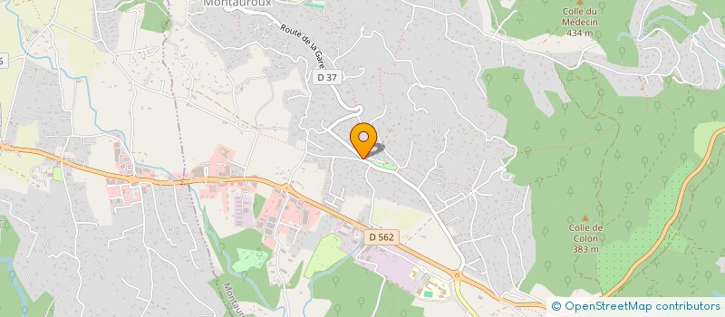 localisation de l'entreprise MONSIEUR JEAN DESVIGNES à MONTAUROUX