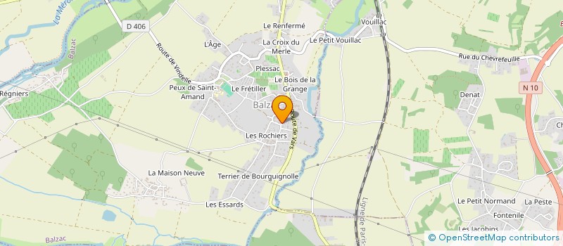 localisation de l'entreprise MONSIEUR JEAN DETHOOR à BALZAC