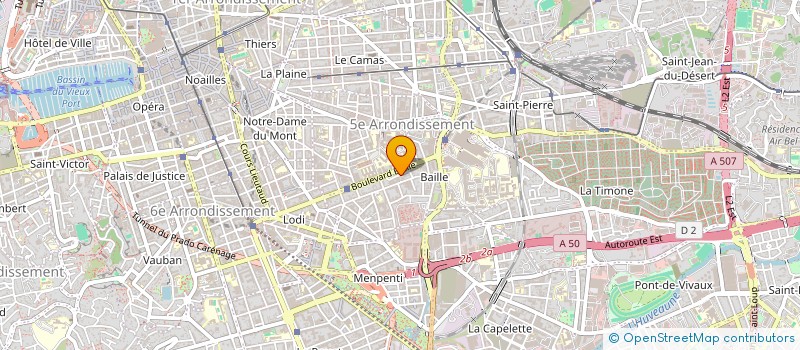 localisation de l'entreprise MONSIEUR JEAN DETTORI à MARSEILLE