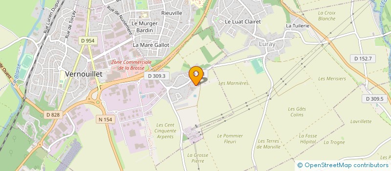 localisation de l'entreprise MONSIEUR JEAN DEULET à VERNOUILLET