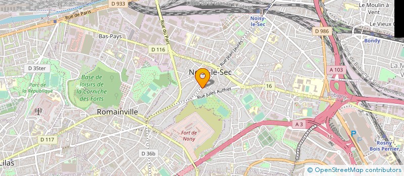 localisation de l'entreprise MONSIEUR JEAN DEVAUX à NOISY-LE-SEC
