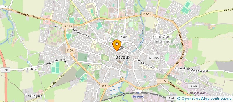 localisation de l'entreprise MONSIEUR JEAN DEVAUX  BAYEUX
