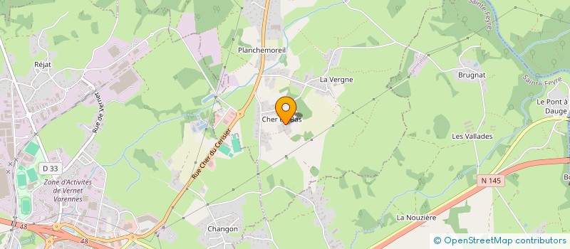 localisation de l'entreprise MONSIEUR JEAN DEVENAS à SAINT-FIEL