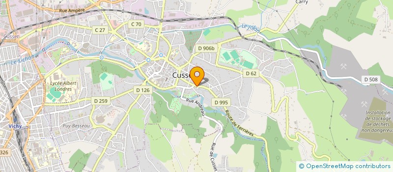 localisation de l'entreprise MONSIEUR JEAN DEVILLARD à CUSSET