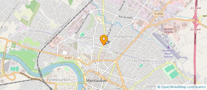 localisation de l'entreprise MONSIEUR JEAN DEVILLE à MONTAUBAN