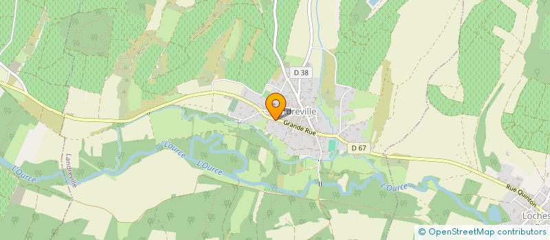 localisation de l'entreprise MONSIEUR JEAN DEVINAT à LANDREVILLE