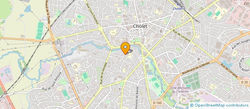 localisation de l'entreprise MONSIEUR JEAN DEVOISINS à CHOLET