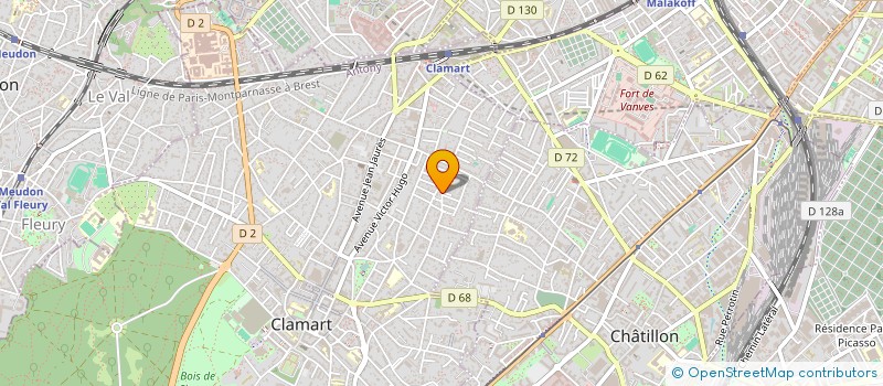 localisation de l'entreprise MONSIEUR JEAN DEXHEIMER à CLAMART