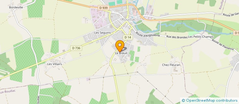 localisation de l'entreprise MONSIEUR JEAN DHIERSAT à ROUILLAC