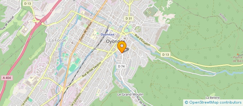 localisation de l'entreprise MONSIEUR JEAN DI BIASE à OYONNAX