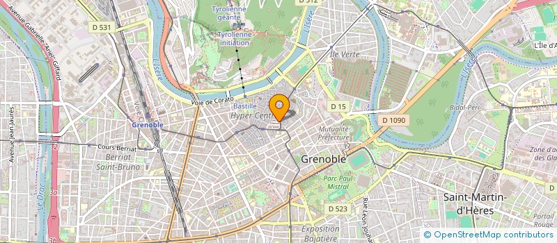 localisation de l'entreprise MONSIEUR JEAN DI FRANCO  GRENOBLE