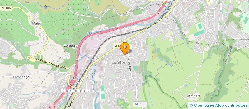 localisation de l'entreprise MONSIEUR JEAN DI MICHELE  LORETTE