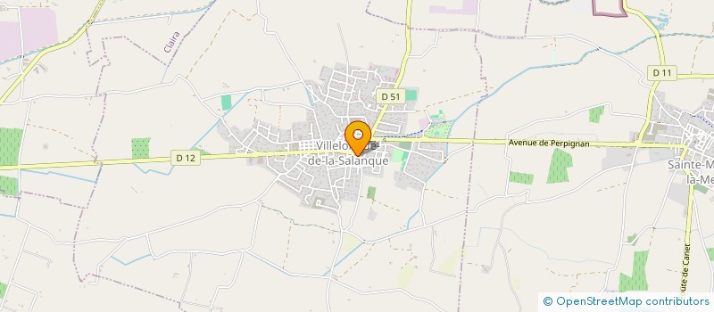 localisation de l'entreprise MONSIEUR JEAN DIAZ  VILLELONGUE-DE-LA-SALANQUE