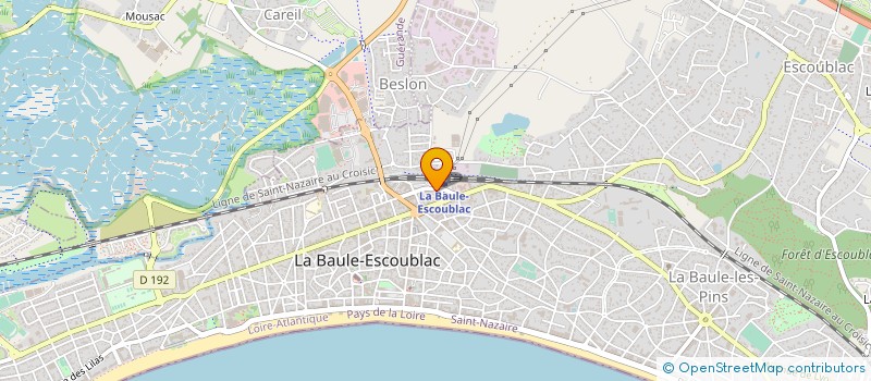 localisation de l'entreprise MONSIEUR JEAN DIBON à LA BAULE-ESCOUBLAC
