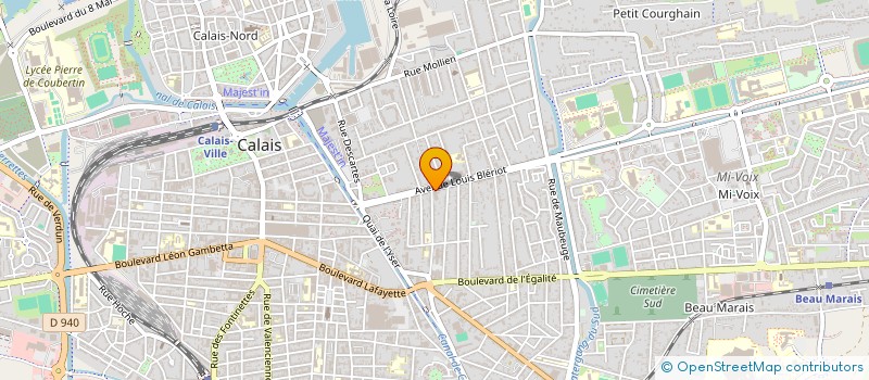 localisation de l'entreprise MONSIEUR JEAN DIDIER  CALAIS