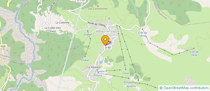 localisation de l'entreprise MONSIEUR JEAN DIDIER à ALBIEZ-MONTROND