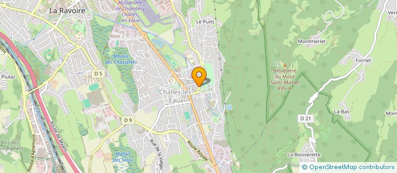 localisation de l'entreprise MONSIEUR JEAN DIDIER  CHALLES-LES-EAUX