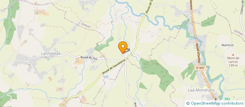 localisation de l'entreprise MONSIEUR JEAN-DIDIER MARQUESTAUT  ORTHEZ