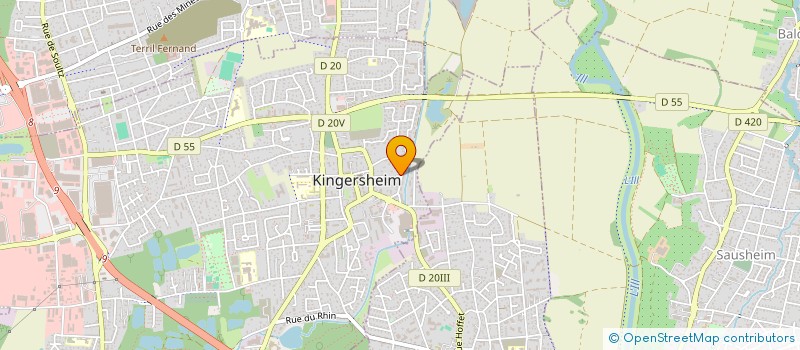 localisation de l'entreprise MONSIEUR JEAN DIDIERLAURENT  KINGERSHEIM