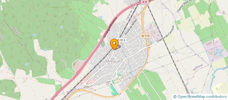 localisation de l'entreprise MONSIEUR JEAN DIELH  MILHAUD