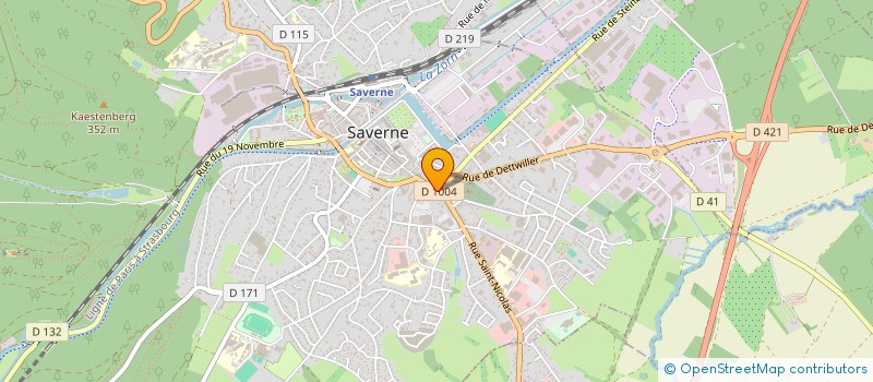 localisation de l'entreprise MONSIEUR JEAN DIEMER à SAVERNE