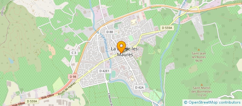 localisation de l'entreprise MONSIEUR JEAN DIET  LA LONDE-LES-MAURES