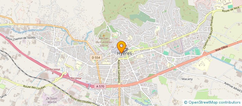 localisation de l'entreprise MONSIEUR JEAN-DIEU BOIX  HYERES