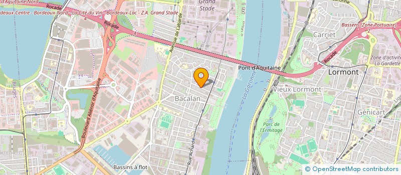 localisation de l'entreprise MONSIEUR JEAN DIEZ à BORDEAUX