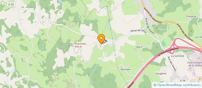 localisation de l'entreprise MONSIEUR JEAN DIGNAC  NAVES