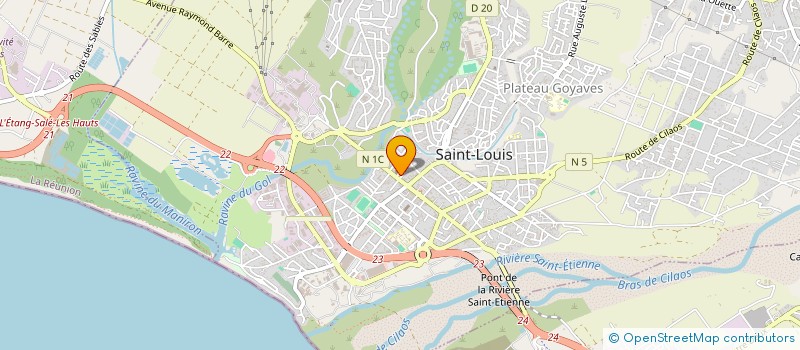 localisation de l'entreprise MONSIEUR JEAN DIJOUX à SAINT-LOUIS