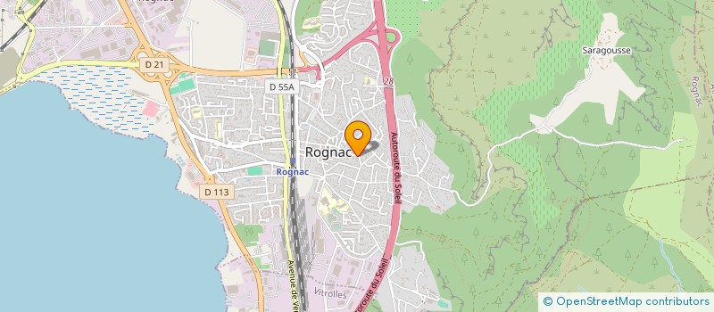 localisation de l'entreprise MONSIEUR JEAN DIMALTA  ROGNAC