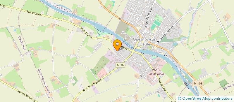 localisation de l'entreprise MONSIEUR JEAN DIMONT à QUESNOY-SUR-DEULE