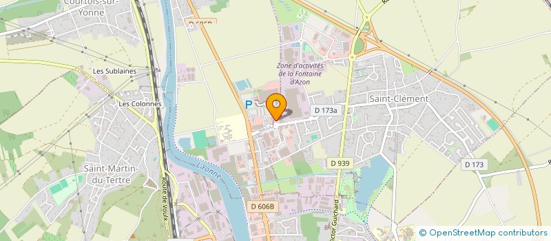 localisation de l'entreprise MONSIEUR JEAN DINET  SAINT-CLEMENT