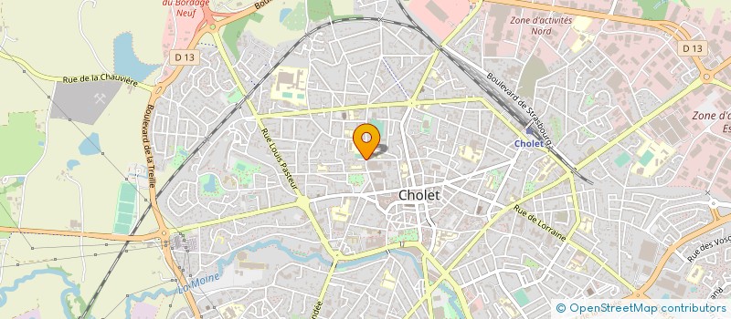 localisation de l'entreprise MONSIEUR JEAN DION à CHOLET