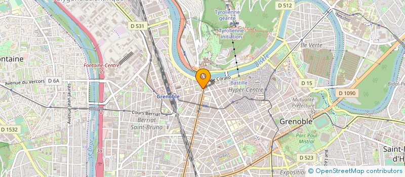 localisation de l'entreprise MONSIEUR JEAN DIONOT  GRENOBLE