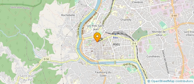 localisation de l'entreprise MONSIEUR JEAN DIRICK  ALES