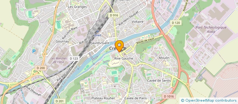 localisation de l'entreprise MONSIEUR JEAN DIRIL  CREIL