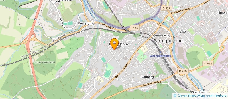 localisation de l'entreprise MONSIEUR JEAN DISSIEUX  SARREGUEMINES