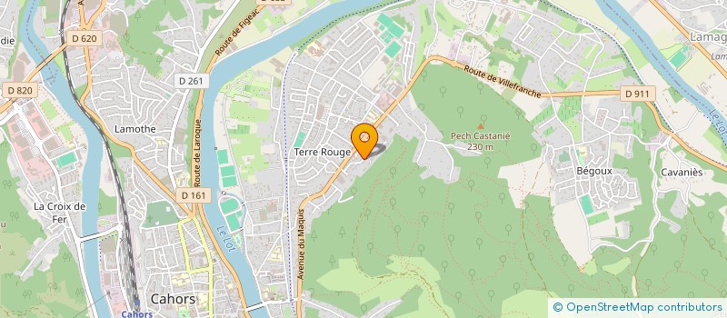 localisation de l'entreprise MONSIEUR JEAN DIU  CAHORS