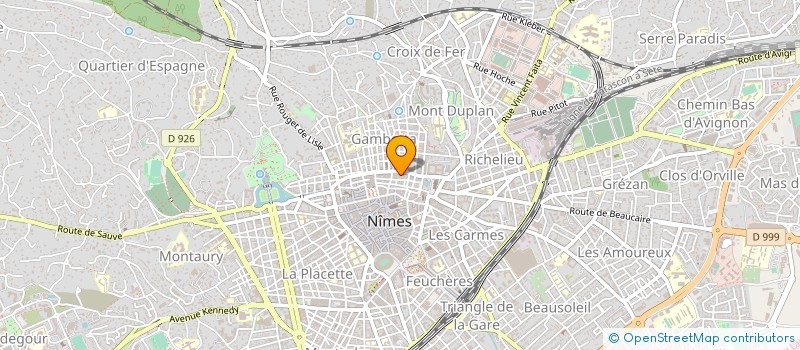 localisation de l'entreprise MONSIEUR JEAN DIVISIA  NIMES