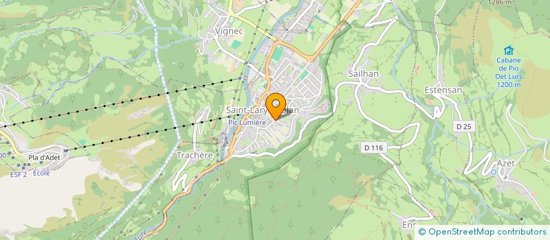 localisation de l'entreprise MONSIEUR JEAN DJADEL  SAINT-LARY-SOULAN