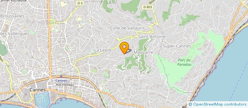 localisation de l'entreprise MONSIEUR JEAN DOLLA à CANNES